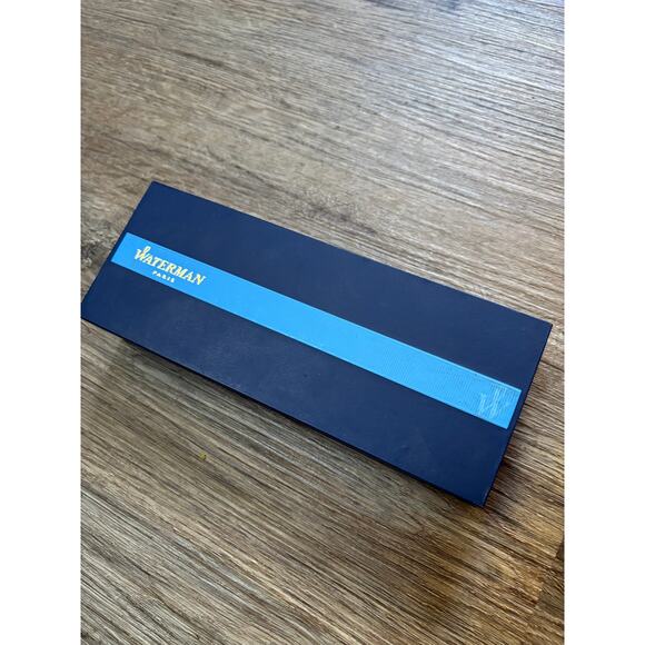 Waterman Expert Ballpoint Pen Black Gold Trim New in Box Branded Gift Executive - Picture 4 of 4